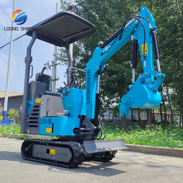 Multi Function Mini Excavators 1 ton 1.2 ton Micro Digger with Auger Hammer Buckets