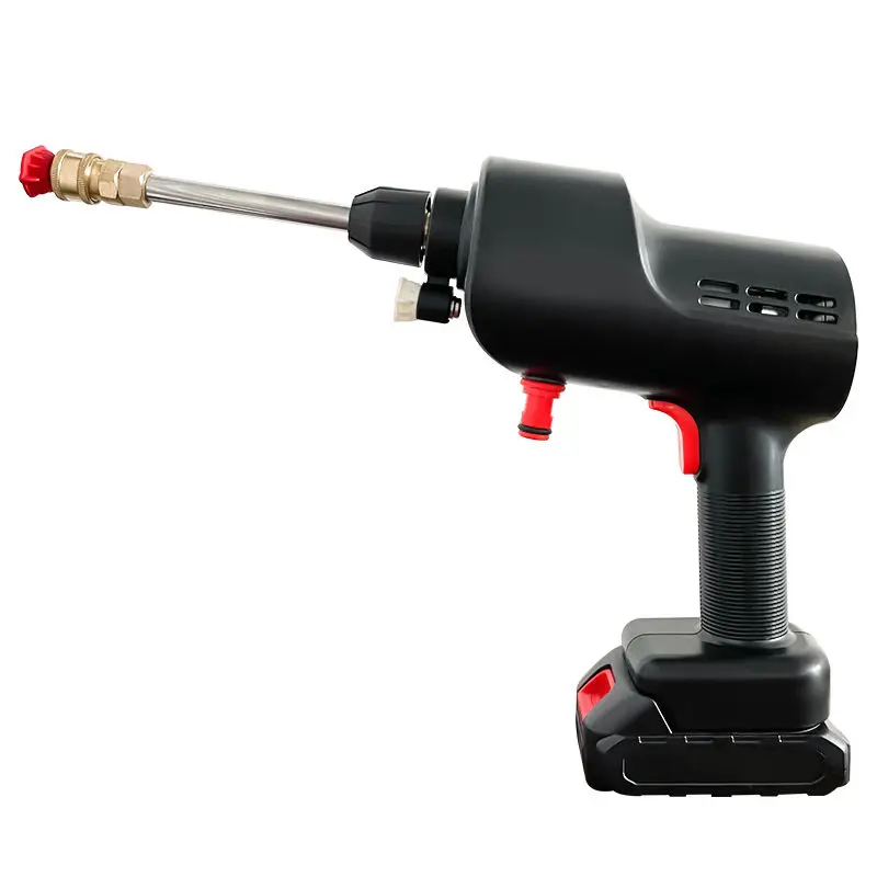 Portable Wireless Car Washing Machine Car Wash Gun Pressure Hi-Speed Motor Car Washer Water Gun