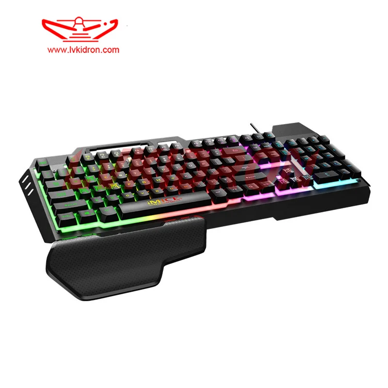 2023 New Gaming Keyboard Game 104 Keys Wired RGB Gaming Keyboards for PC Gamer GK-700