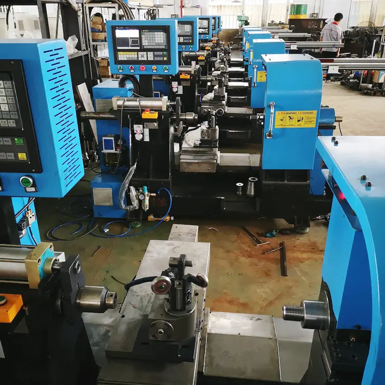 HONGXIANG small automatic cnc copper pot spinning lathe machine tool price in india