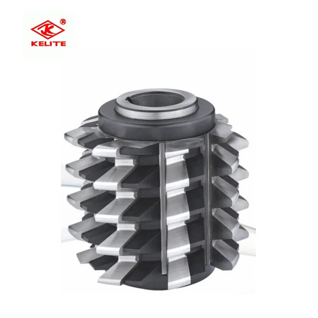 Best Sell HSS Inserted Type Hob Module M5~M45 Gear Hob For Hobbing Machine