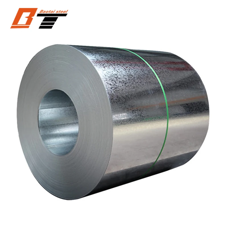 Shandong Baotai factory price Hot dipped galvanized steel SGH340 1.5X1250mm 0.7mm galvanized coil