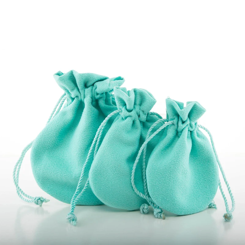 Factory Wholesale Microfiber Jewelry Pouch Velvet Jewelry Bag