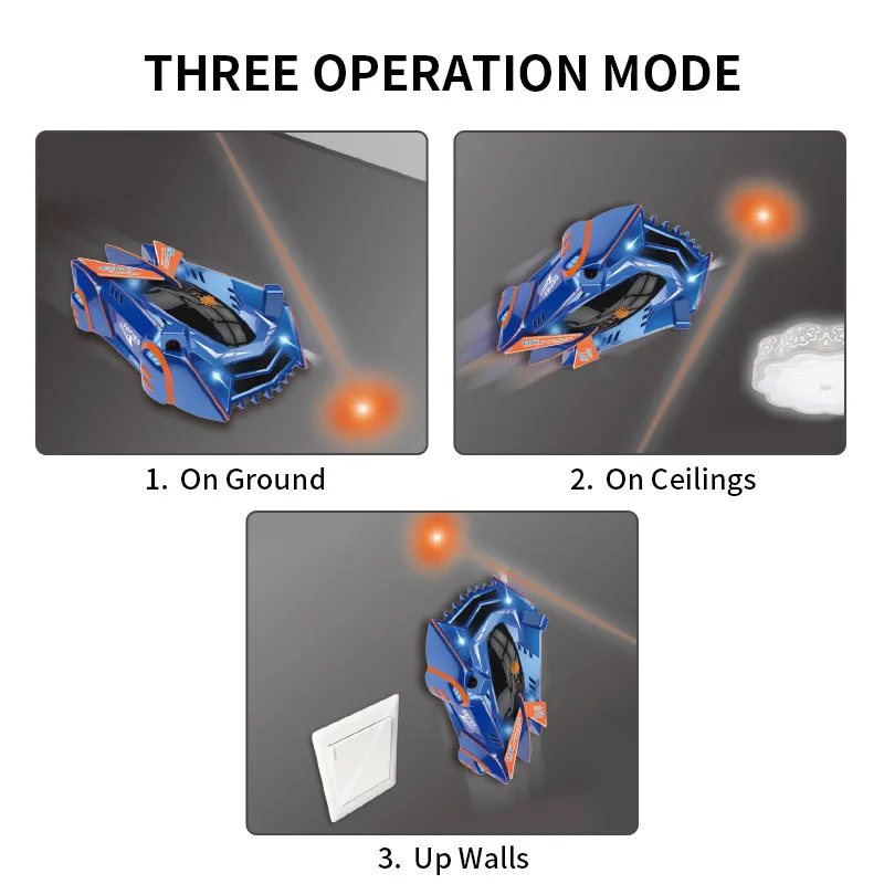 KSF Newest Product Newfangled Toys Infrared Laser Follow Wall Climbing Car High Technology  Infrared Laser Control Toys