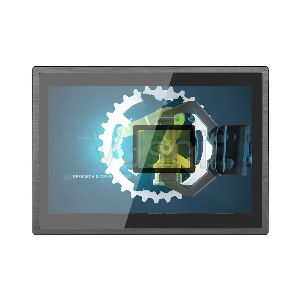 Bestview All In One Computer 10.1 Inch Wide Screen Industrial Capacitive Touch Panel PC IP66 Flat PC Panel