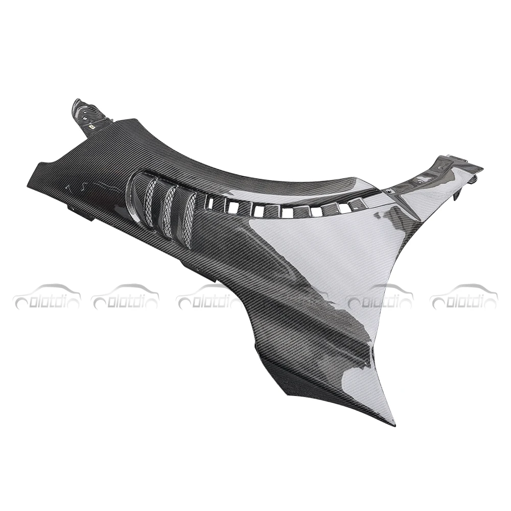 OTD Style Carbon Fiber Carbon Fiber Exterior Side Fender Vents Trim Auto Part for Honda Civic Type R FL5 2022-2023