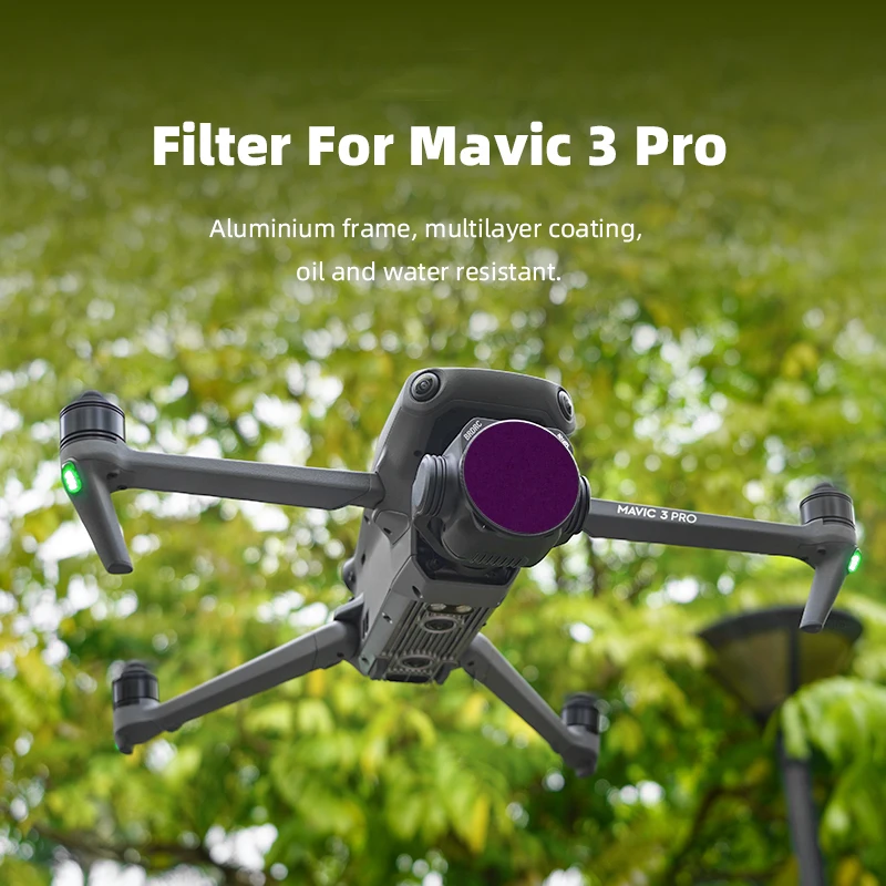 Дрон фильтр для DJI Mavic 3 Pro Набор фильтров для объектива UV CPL NDPL с многослойным покрытием HD Оптическое стекло нейтральной плотности аксессуары