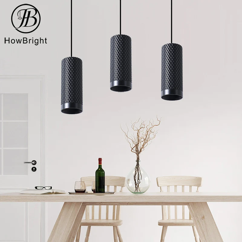 Decorative GU10 Hanging for Kitchen Bar Living Room Black with Gold Aluminum Adjust Indoor Surface Mounted Ceiling Spot Light