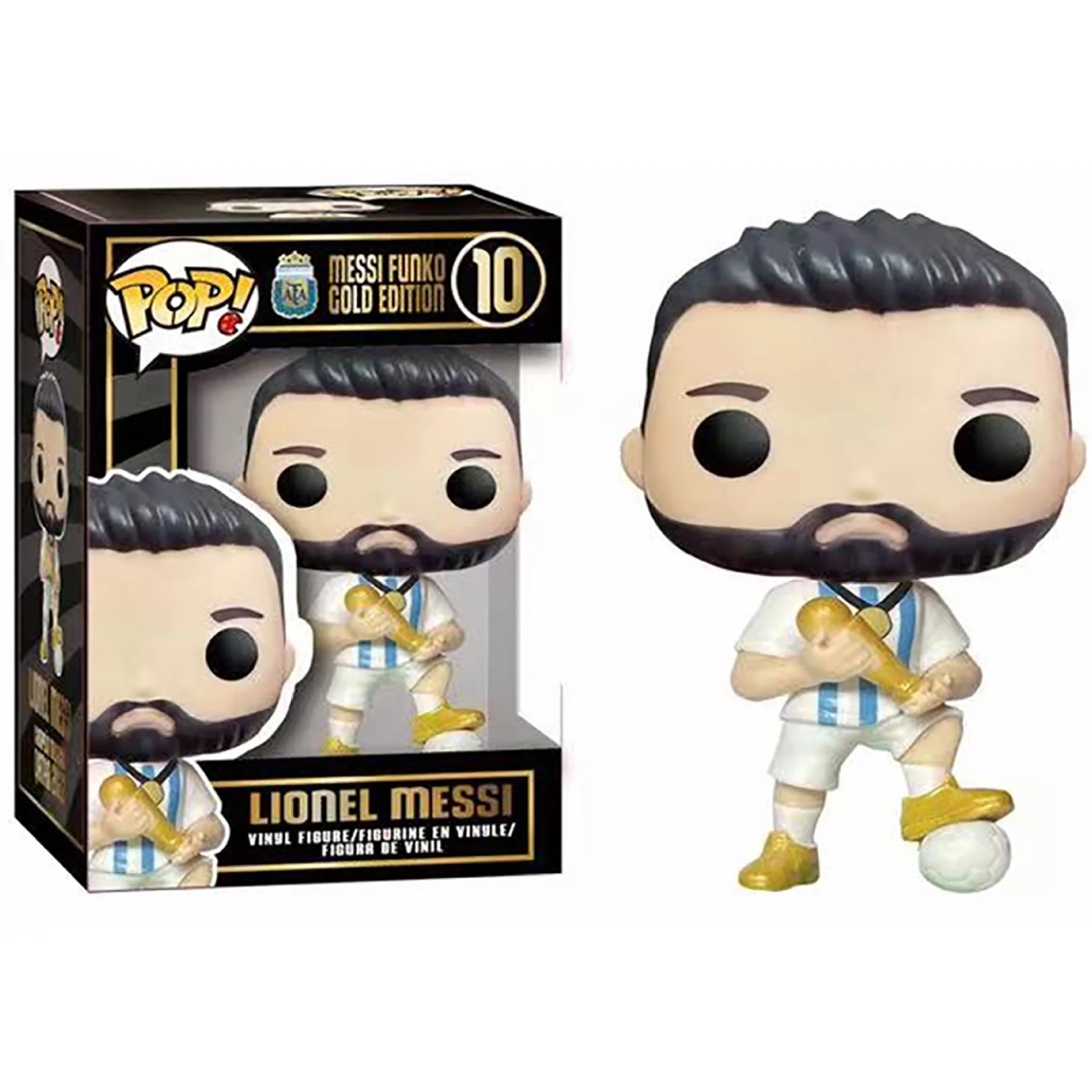 New Arrival POP Argentine Football Association 10 Lionel Messi Action Figure Vinyl Model Toys Afa With Box Collection Gift