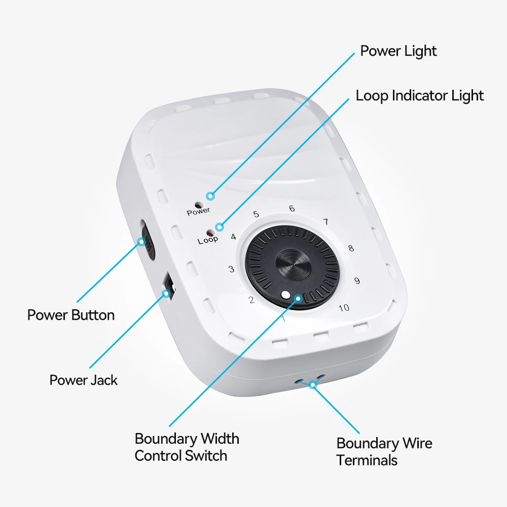 New Pet containment system easy operated rechargeable Waterproof underground electronic dog fence system with small dog collar