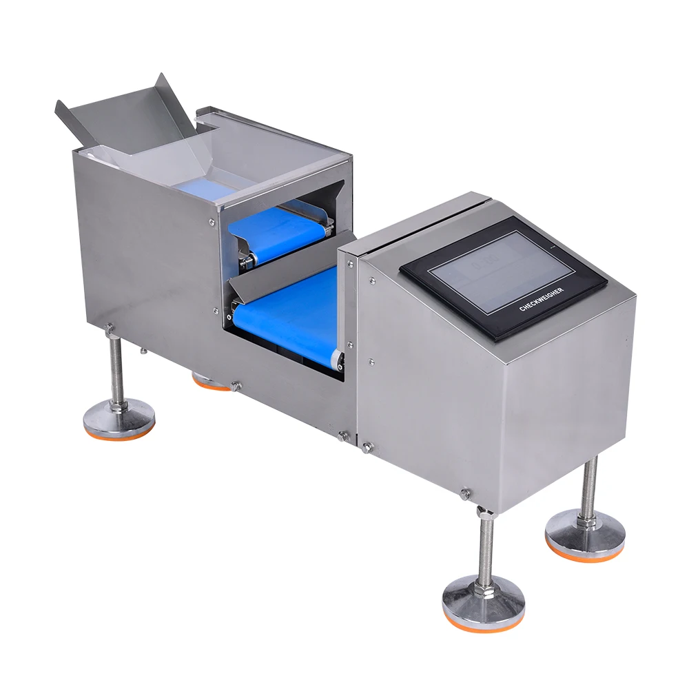 High speed and high precision check weigher weighing machine with smart touch screen for small food