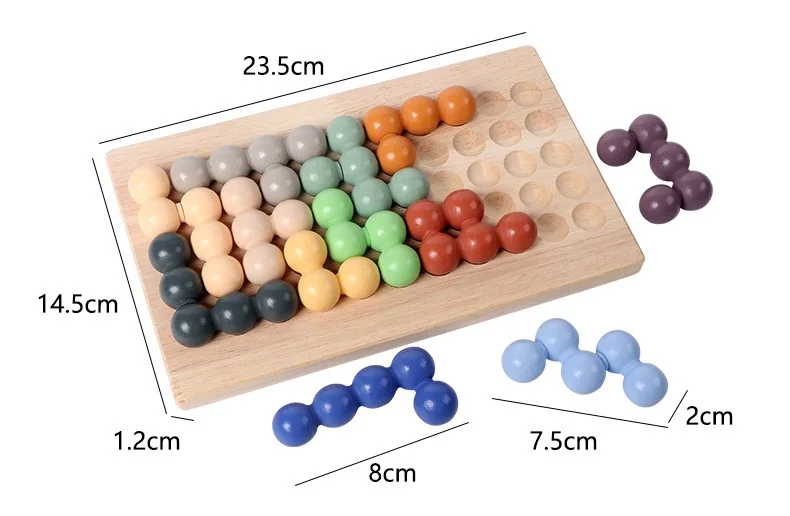 New Design Puzzle Early Education Wisdom Bead Platter Focuses On Improving Logical Thinking Train Educations Toys For Kids