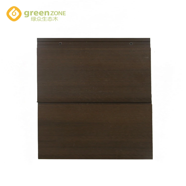Size Customized cladding exterior anti sound wood texture wpc wall panel