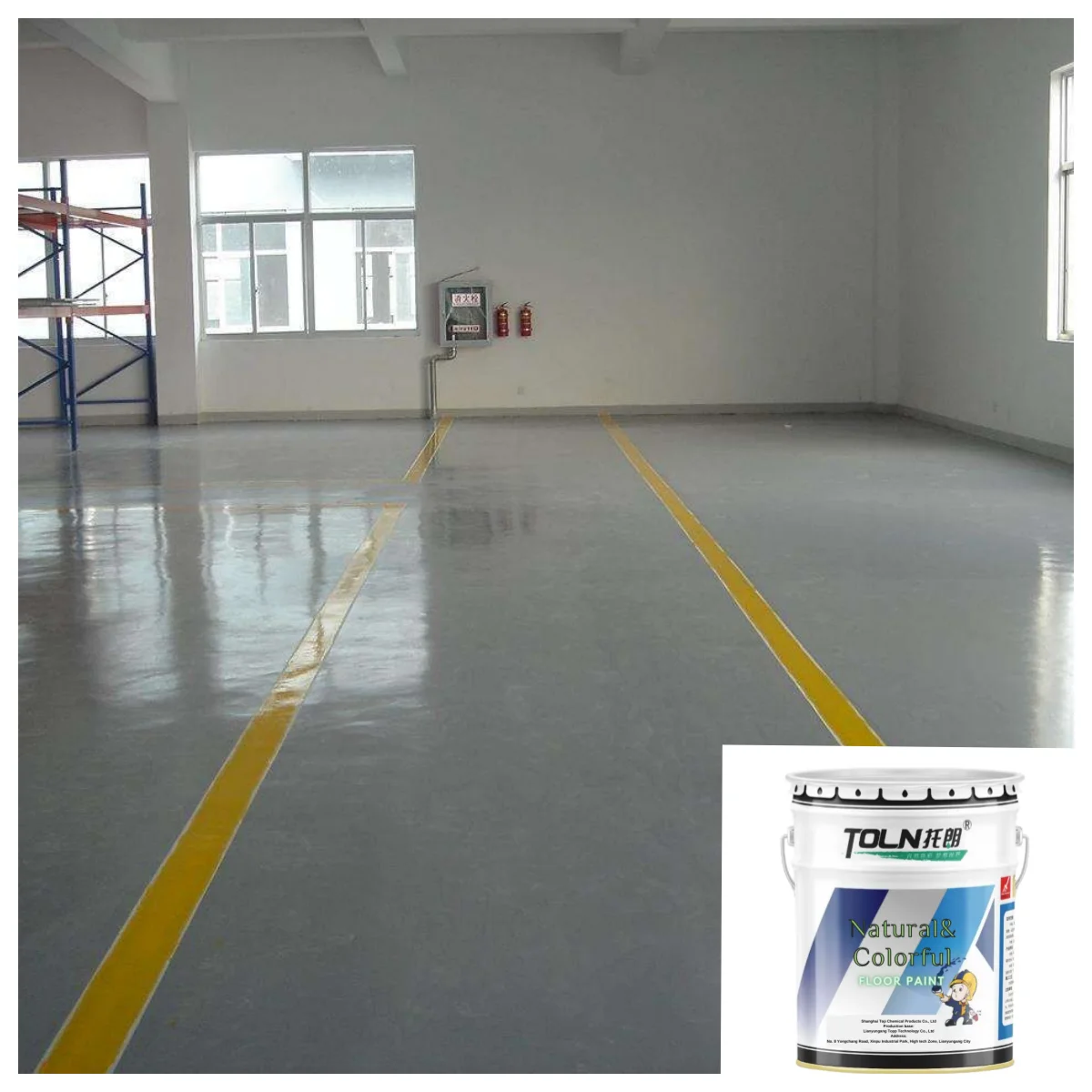Solvent-free Intermediate Primer Middle Layer Primer Epoxy Resin Floor Coating Paint