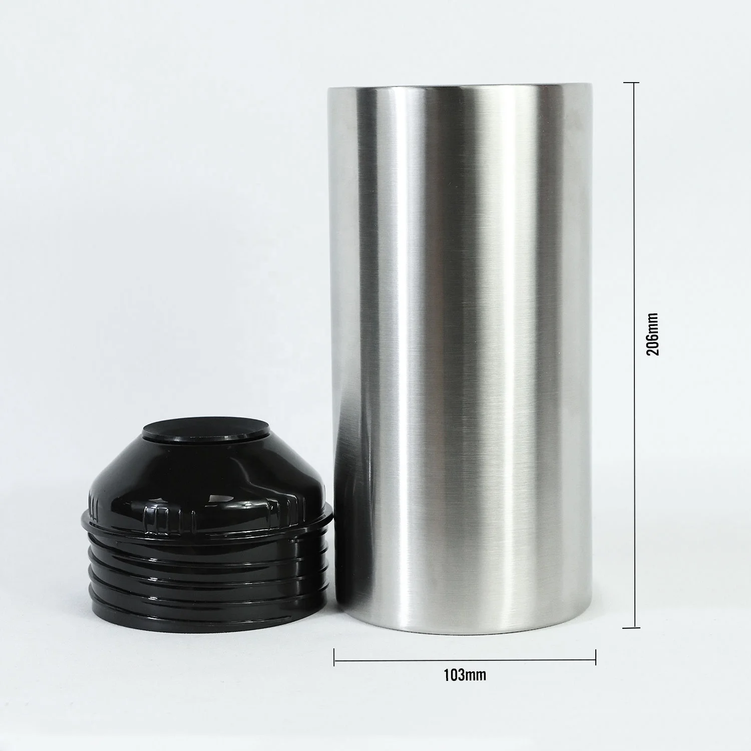 
Custom Portable Dishwasher Safe 750mlTriple Insulated Champagne Ice Bucket Cooler Double Walled Stainless Steel Champagne and Wi 