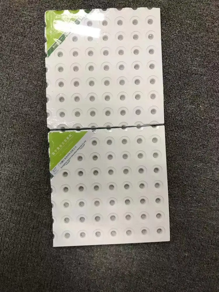 Perforated Gypsum Board Plasterboard Drywall gyp ceiling board acoustic absorption sound absorption gypsum board