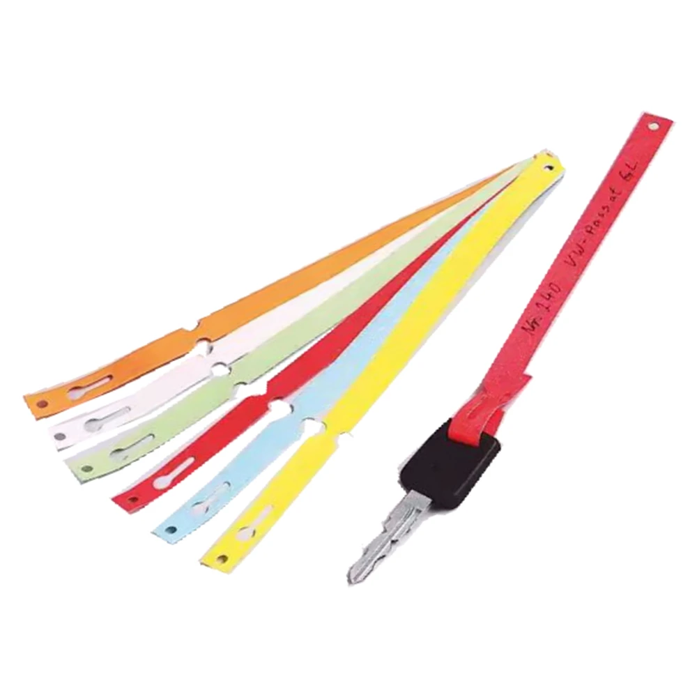 plastic arrow disposable self locking key tags
