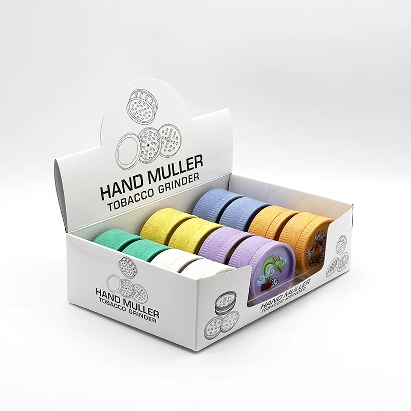 2024 Manual Tobacco degradable  Grinder  custom  new style  55mm 2 parts