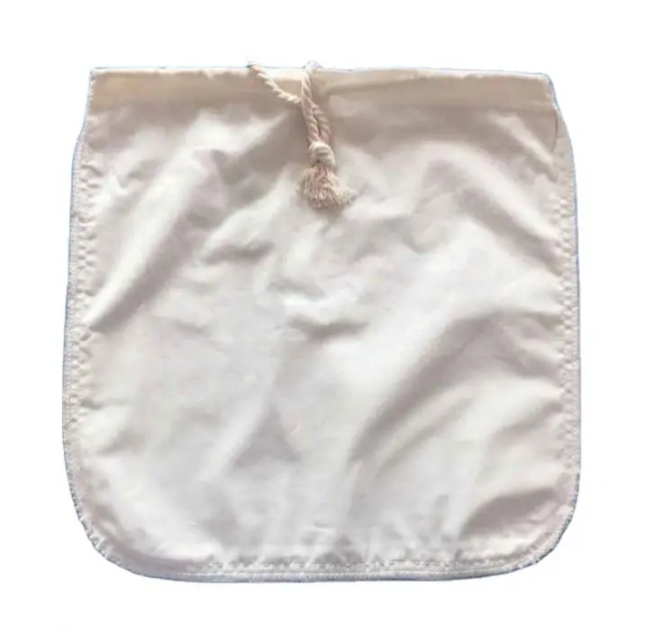 100% Organic Hemp Nut Milk Bag Reusable Durable Eco-Friendly Fine Mesh Kitchen Strainer vegan milk