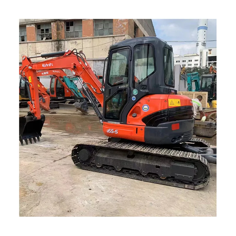 Used 5 Tons Mini Excavator For Sale Kubota U55 KX155 Used Crawler Excavators In Stock