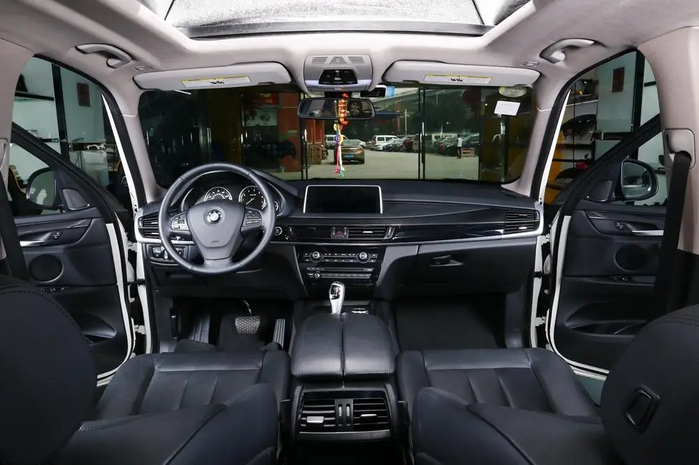 7Pcs/Set Carbon Fiber F15 Interior Dashboard LHD for BMW X5