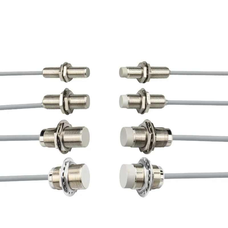 JIMOU DC 3wire  M8 M12 M18 M30 flush or non-flush long distance inductive proximity sensor switch