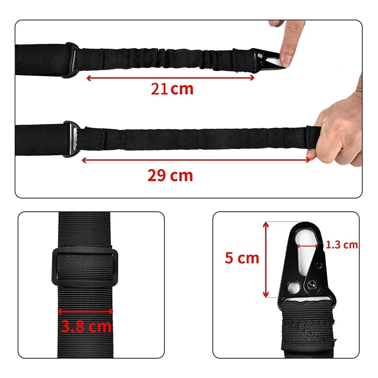 Горячая распродажа высокое качество регулируемый нейлоновый Охота Стрельба 2 точки Тактические пистолет винтовка Слинг