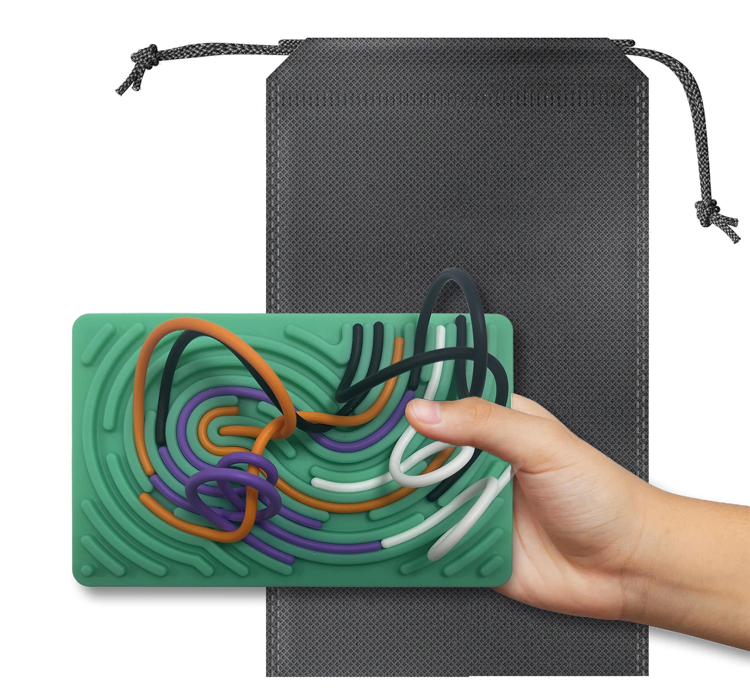 Sensory Activity Mat Sensory Activity Board Silicone Fidget Toy for Calming Stress Anxiety Travel Stress Release Board