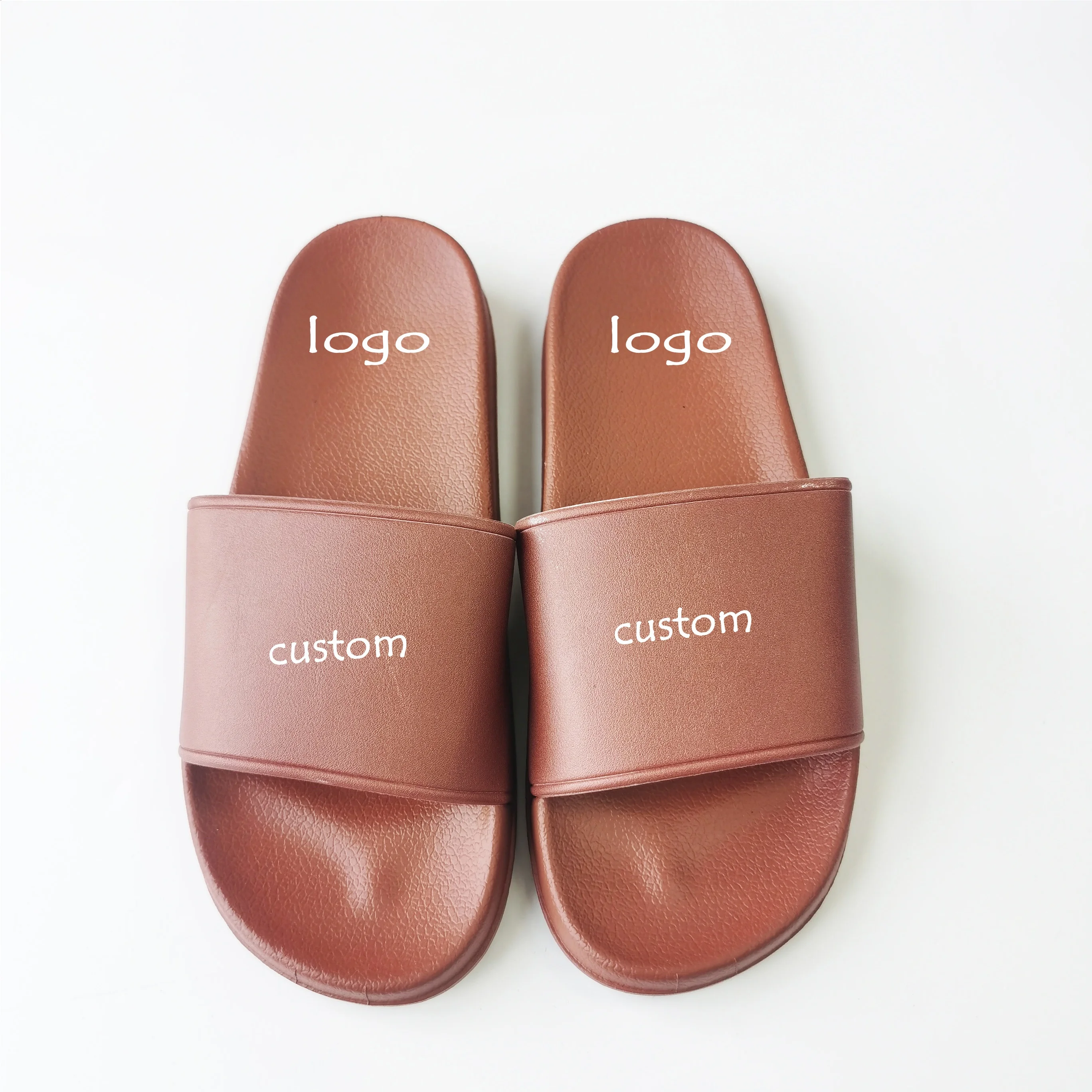 Summer fashion new cute cartoon pink panther slippers women PVC indoor slip-resistant thick soles couples slides