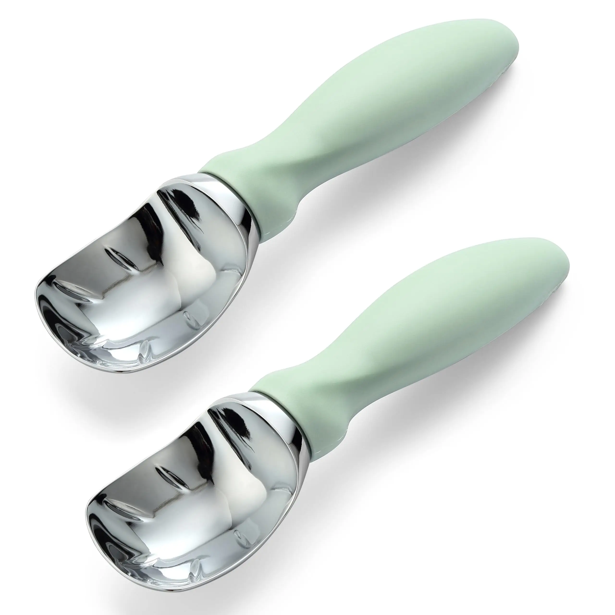 Simple Style Zinc Alloy Ice Cream Scooper Ice Cream Scoop kitchen gadget ice cream scoops with Soft Handle