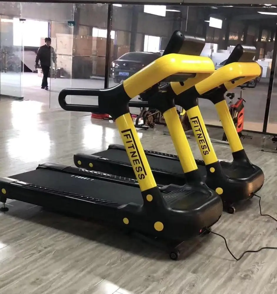 Беговая дорожка для кардио-тренажерного зала 7hp с электродвигателем переменного тока автоматическая китайская беговая