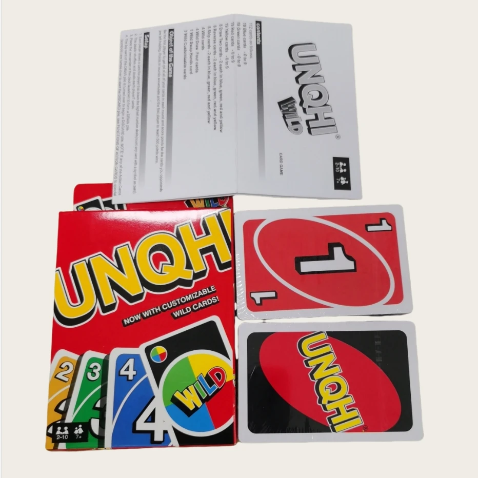 All Series High quality 112PCS UNQHI Playing Cards Board Game Card Wholesale Anime Playing Card Friends Party Custom Collectible