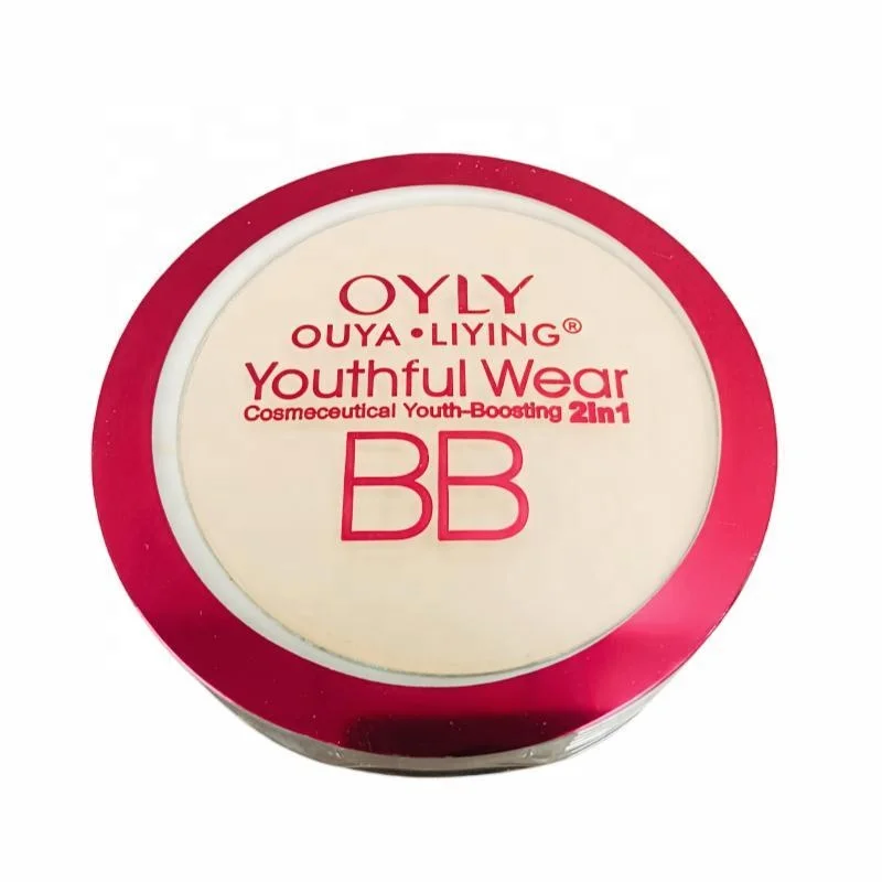 Pressed Powder Makeup Waterproof Essence Whitening Powder cake foundation powder 2IN1 Vitamin C
