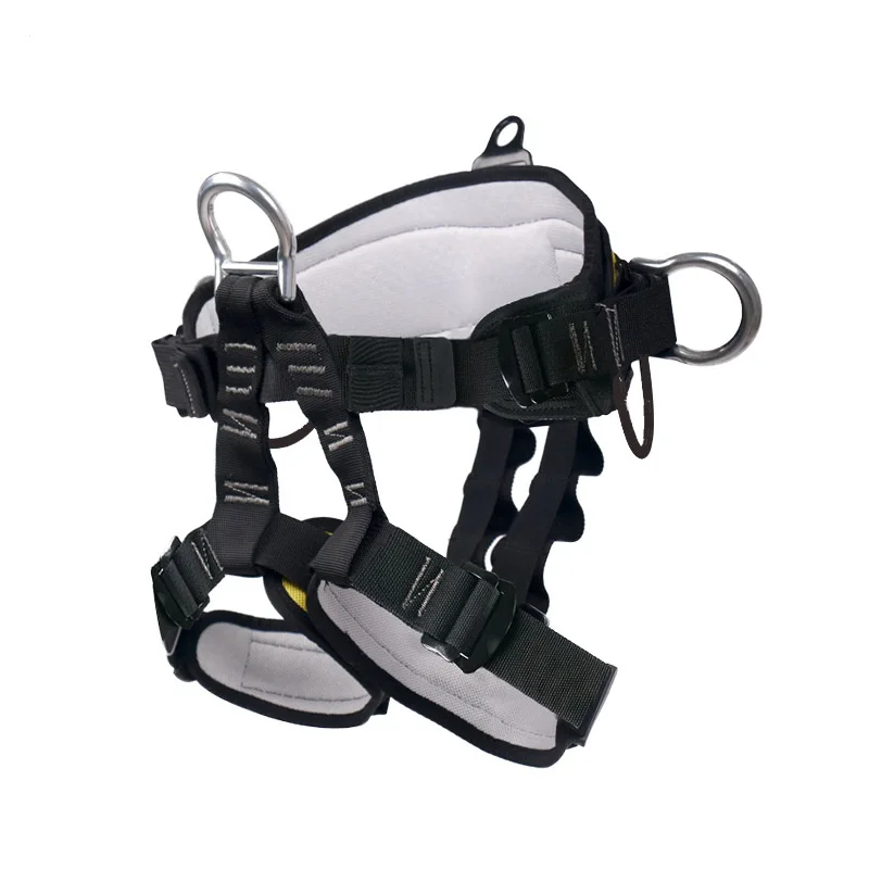 300kg Bearing Load Half Body Safety Belt Climbing Gear for Mountaineering Tree Climbing Fire Rescue