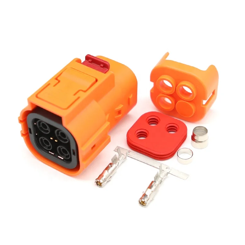 Substitution made in China  FHV601336TZ-06S01K   3 Pin  New energy high voltage waterproof female connectors