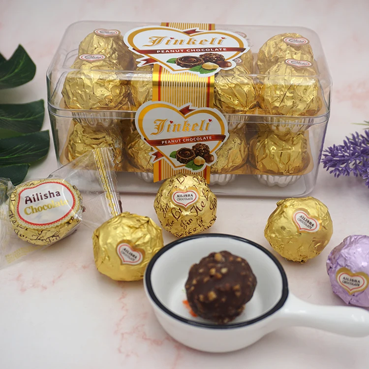 OEM brands Double Layer Milk Sweet Permen Chocolate