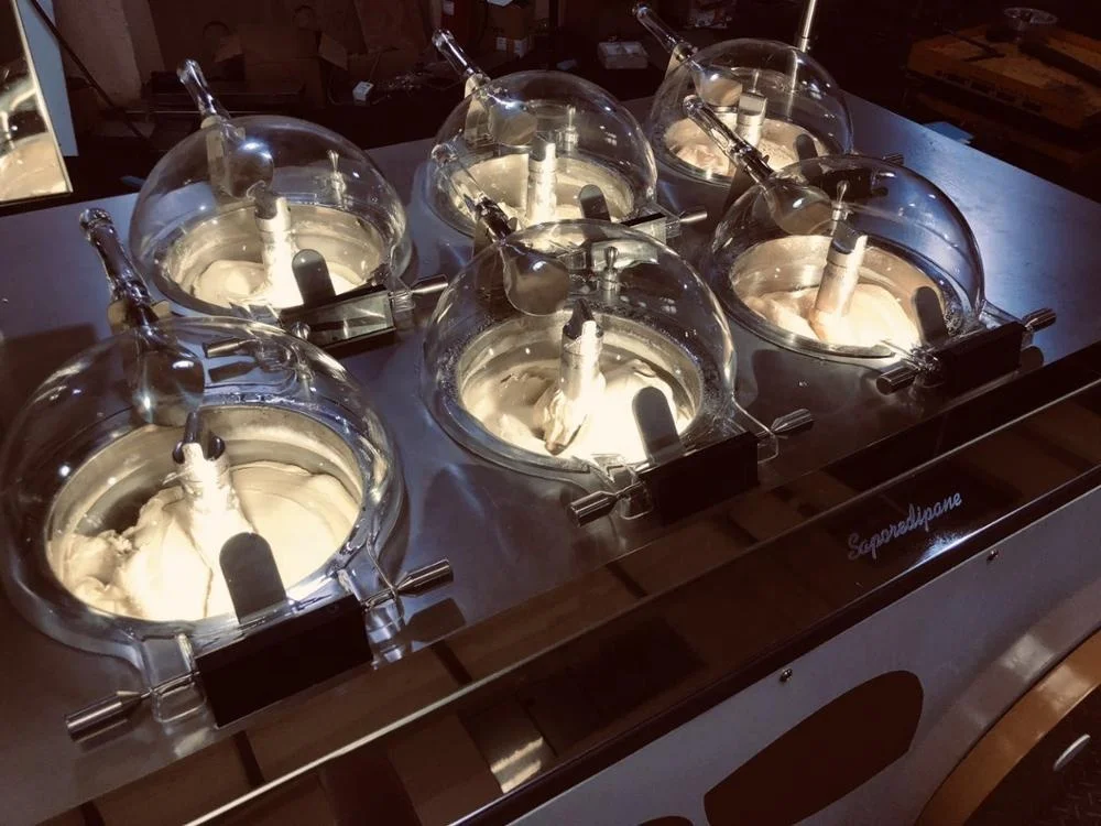 Hot sale Italian gelato ice cream machine Freezer Ice Cream Machines Factory prices All in one Front Bar machine