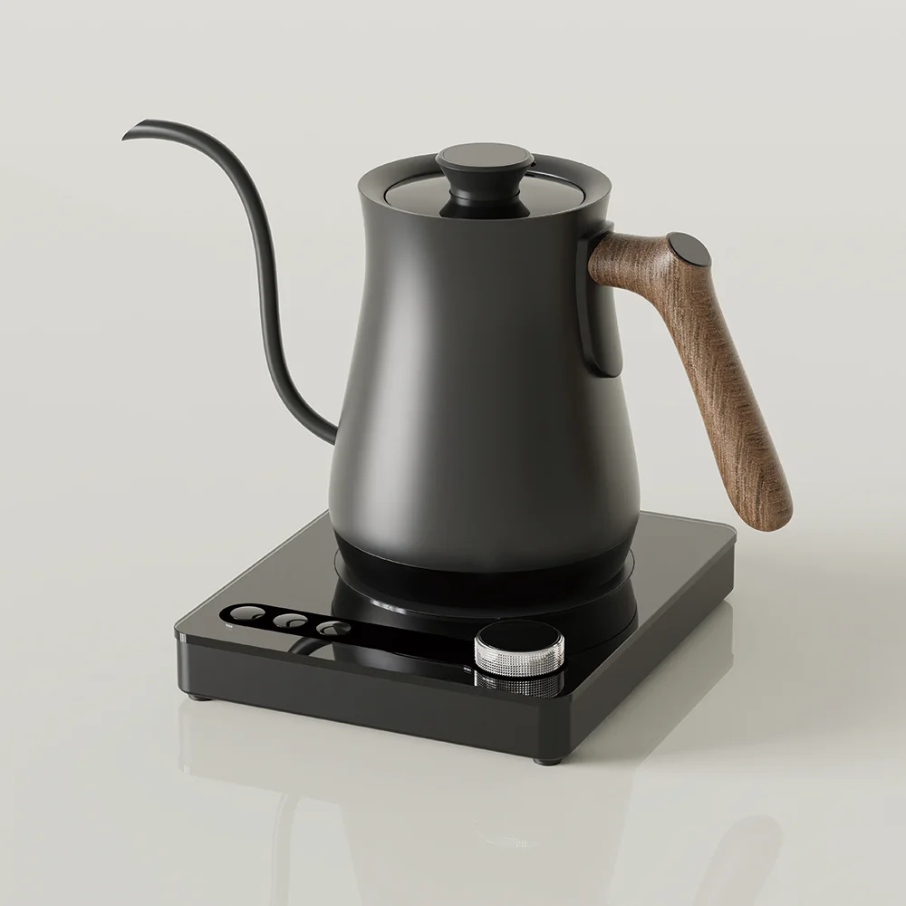 RANBEM Electric Pour-Over Gooseneck Coffee Kettle Keep Warm 4 Hours 1200W Quick Heating Tea Kettle