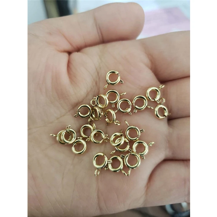 Wholesale Excellent Korean Quality Lead Free Brass Raw Spring Ring(SR) Clasp for Jewelry
