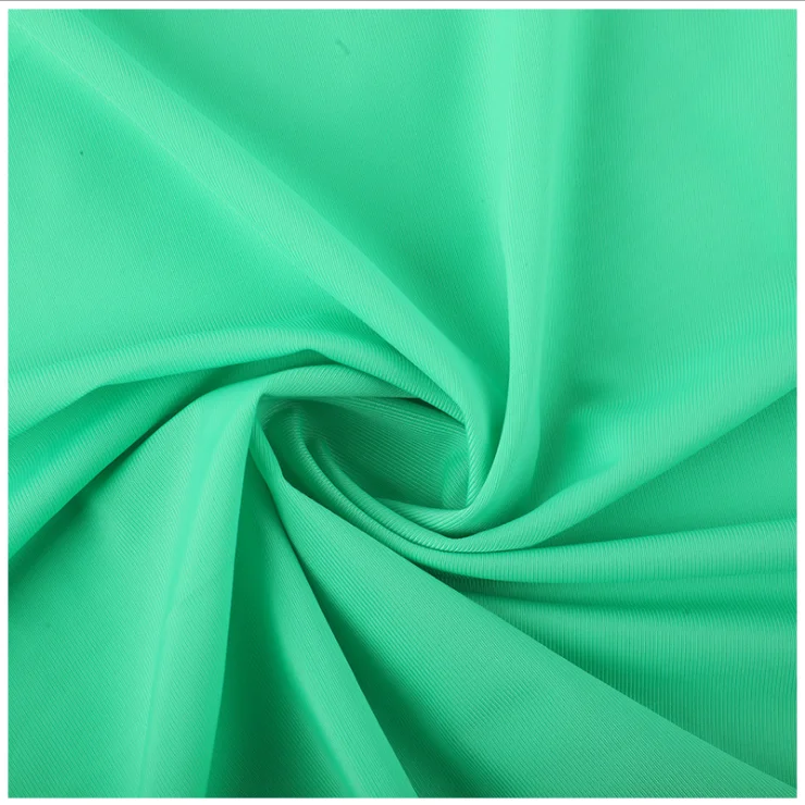 Warp knitted neon 4 way stretch 82 polyamide 18 elastane swimsuit fabric with with good color fastness