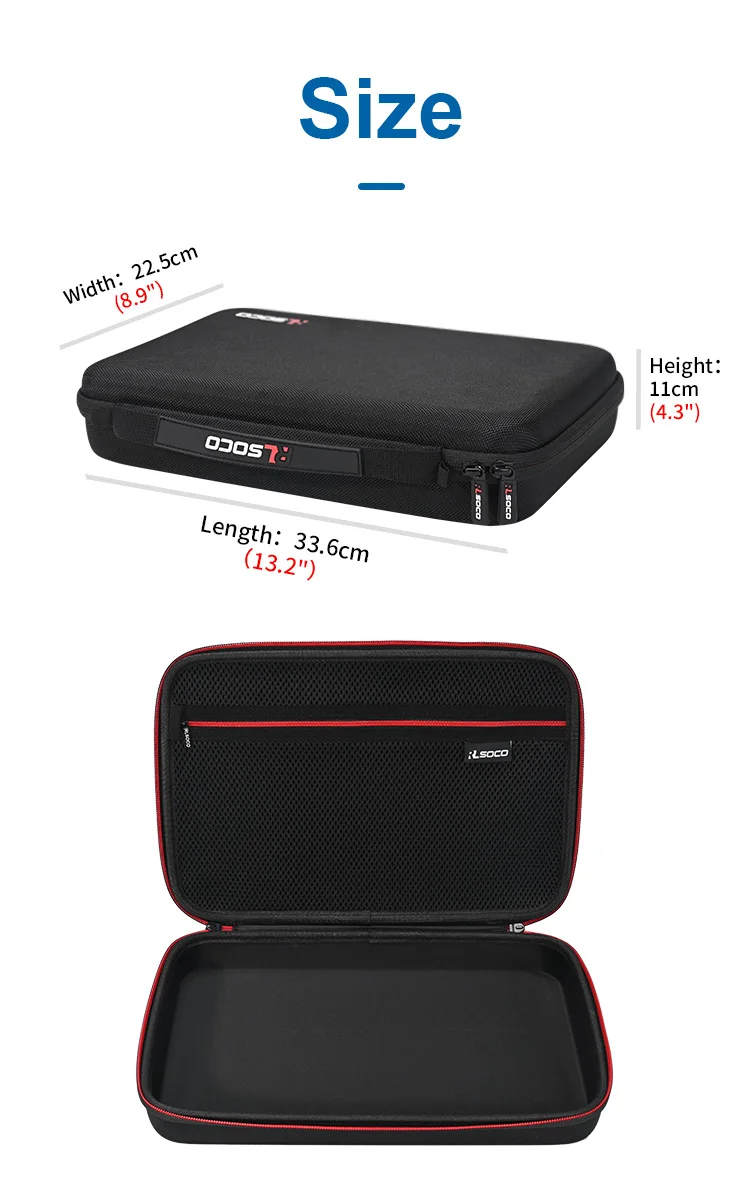 Portable Carrying Eva Ball Box Shockproof Travel Tool Case Ball Box EVA Billiard Ball Case