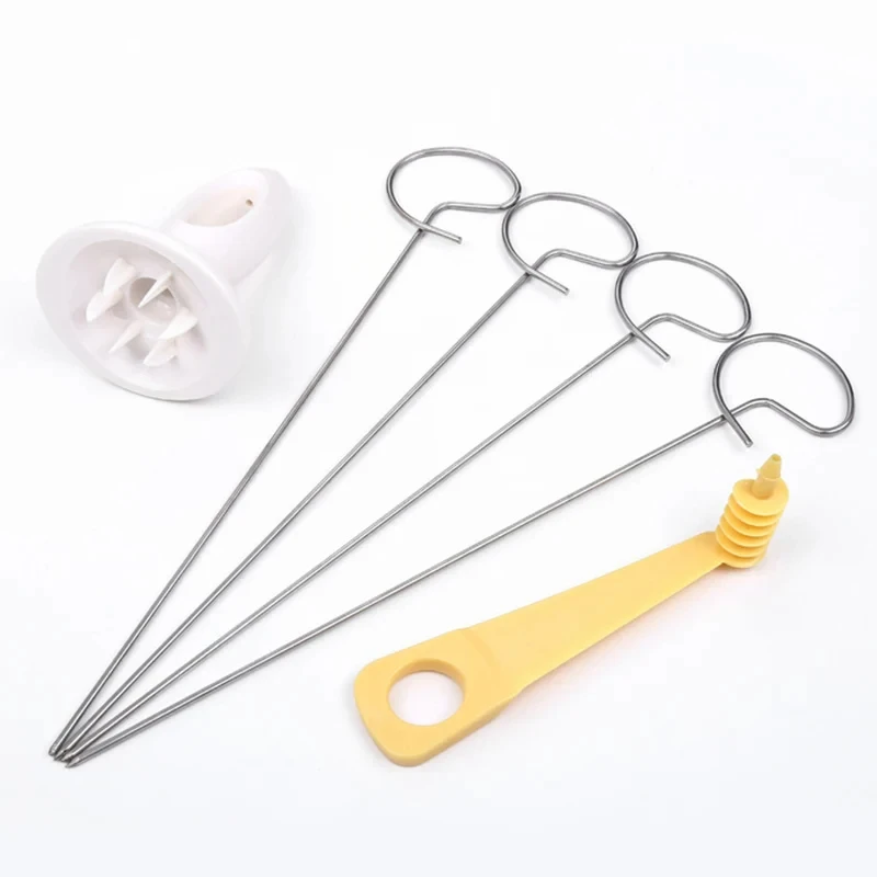 Spiral Potato Cutter Twisted Slice Potato Tower Whirlwind Potato Cut Diy Creative Fruit And Vegetable Spiral Slicer For Kitchen