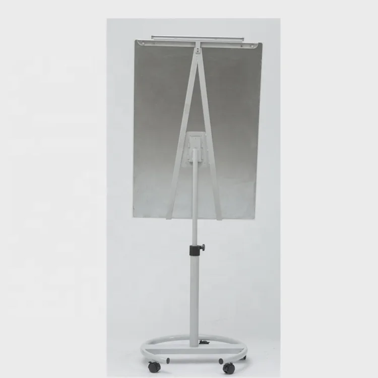 Adjustable Movable  Drawing Magnetic Whiteboard Flip Chart Easel for Display Meeting Office Education