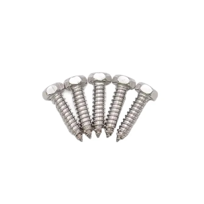 Hot Sales DIN7976 Grade 12.9 Incoloy 800 Nickel Alloy Tapping Screws M8X 50mm with Hex Head Metric System