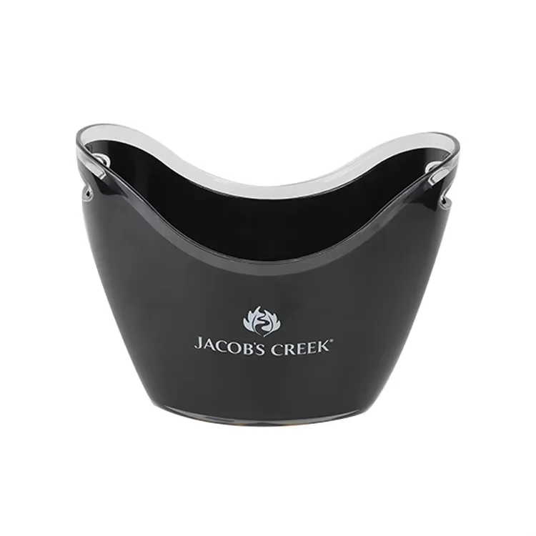 New Product Ideas 2024 Wine Chiller Champagne Ice Bucket Plastic Ice Buckets For Champagne  Acrylic Ice Bucket