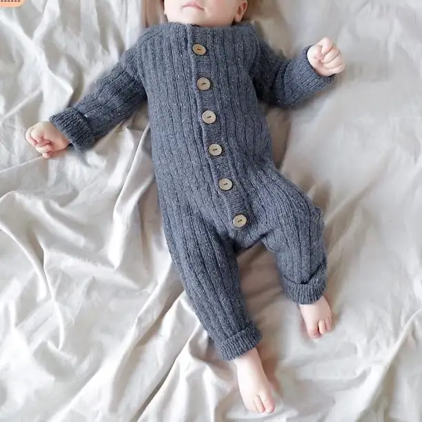 Adorable Autumn Rompers for Baby Girls and Boys Cozy Knits Jumpsuits for Newborns and Toddlers