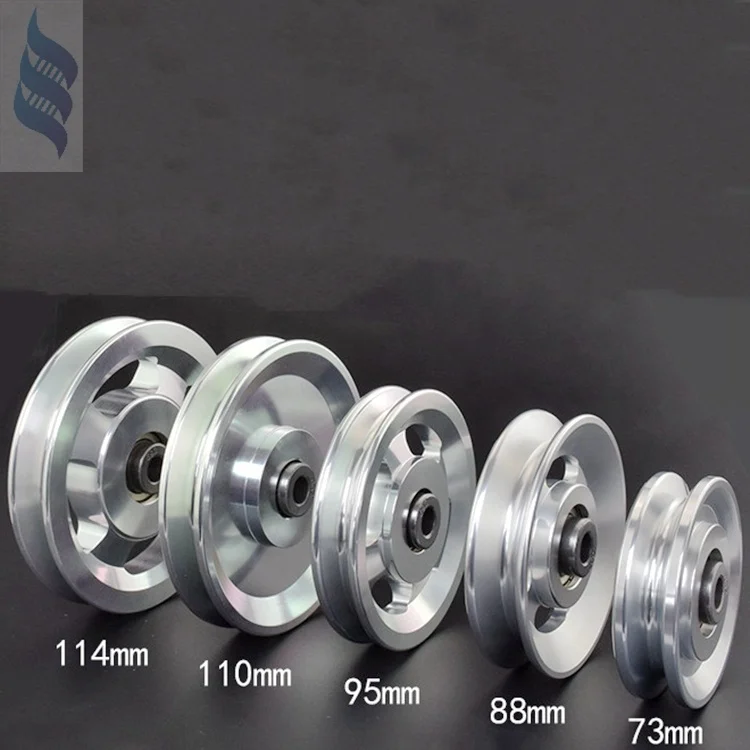 Bearing Gym Pulley Wheel Replace for Gym Equipment Part Cable Machine GYM Fitness Equipment Pulley Cable Plate Parts Accessories