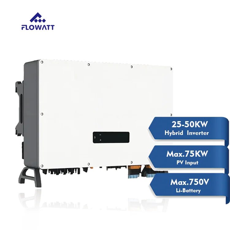 Flowatt 25KW 30KW 35KW 40KW 50KW HV Hybrid Solar Inverter 220/380Vac Three Phase Energy Storage