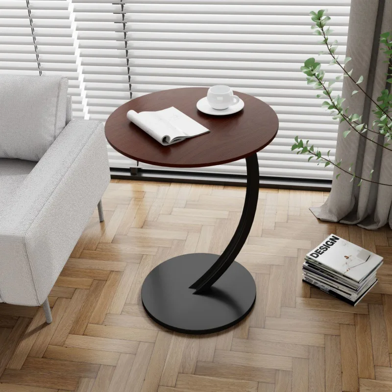Casual coffee table sofa side cabinet mini round living room corner several bedroom bedside table