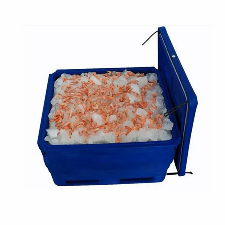 Rotomolded PE Fish Container Keeping Fresh and Frozen Storage Box